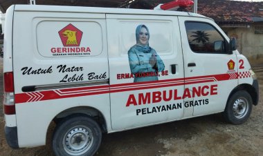 Wujud Kepedulian Bunda Erma Yusneli, Sediakan Mobil Ambulans  Secara Gratis