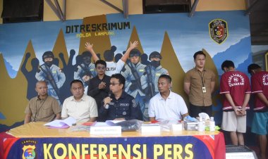 Tekab 308 Presisi Ditreskrimum Polda Lampung Berhasil Ungkap Kasus Pencurian Hewan Ternak