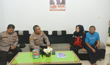 Polres Pesawaran Polda Lampung datangi rumah korban penggandaan uang