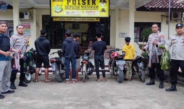 Akibat perang Sarung dan Mercon, 6 Pemuda Diamankan Polsek Seputih Mataram