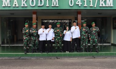 Kesti TTKKDH Kota Metro, Adakan Kunjungan Audiensi ke Kodim 0411 Kota Metro