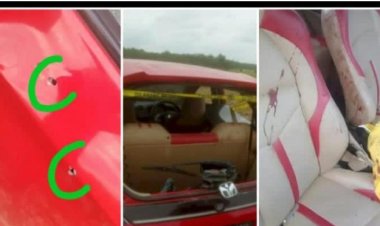 Ditemukan Mobil Honda Brio Warna Merah, Dengan Kondisi Pecah Kaca dan Tembakan di Desa Rejomulyo Jati Agung