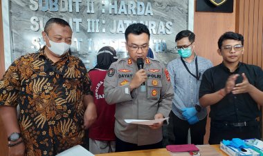 Tega tipu korbannya hingga ratusan juta Rupiah, YS, wanita asal Sleman, Calo tes masuk Polisi, diamankan Polda Lampung