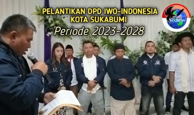 Ketua Umum IWO-I Resmi Melantik Pengurus DPD IWO-I Kota Sukabumi