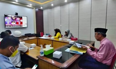 Sekda Tanjabbar Ikuti Kegiatan FPK Secara Virtual