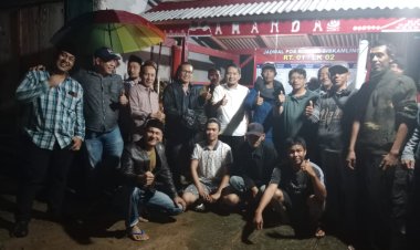 Ardian Saputra Keliling Memantau Pos Siskamling Setiap Kelurahan/Desa