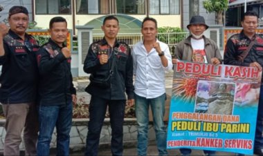 Panji A.B Bersama DPC Ormas Bidik Kota Metro Lakukan Giat Penggalangan Dana Untuk Penderita Kanker Serviks