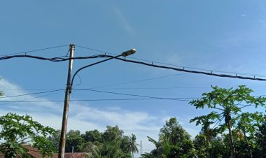 Hampir Setengah Tahun Lampu Penerangan Jalan Umum Padam, Ini Harap Warga Margodadi