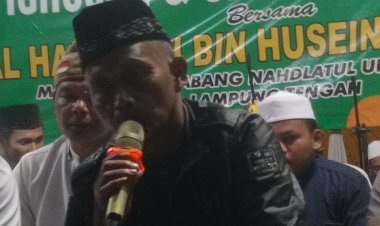 Camat Trimurjo Hadiri Istighosah Dalam Rangka Memperingati Satu Abad NU