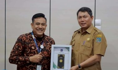 Wabup Tanjabbar Terima Audiensi PT Pegadaian Cabang Jambi