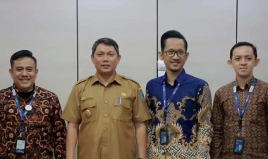 Wabup Tanjabbar Terima Audiensi PT Pegadaian Cabang Jambi
