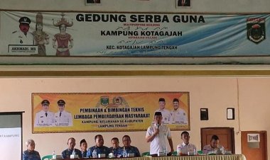 Andi Satria: Ketua DPD LPM Kabupaten Lampung Tengah Gelar Pembinaan Dan Bimtek