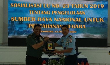 Komandan Lanud Husein Sastranegara Buka Sosialisasi UU No 23 tahun 2019