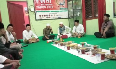 Tasyakuran DPC PWRI Metro Menjelang Malam Pergantian Tahun.