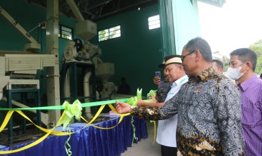 Melalui dana DAK,(4)lumbung pangan LPMDes terbangun