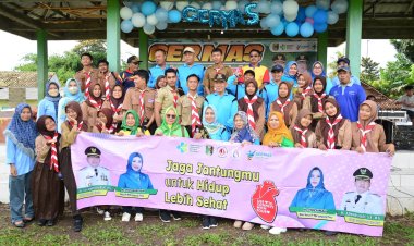 UPTD Puskesmas bumi agung gelar germas