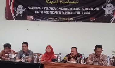 Rapat Evaluasi Faktual Partai Politik Peserta Pemilu Tahun 2024.