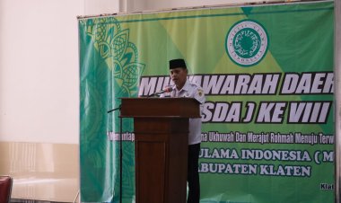 KH Hartoyo Terpilih Sebagai Ketua MUI Klaten 2022-2027