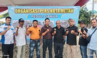 Aksi Sosial Gempa Cianjur Kota Metro Berakhir