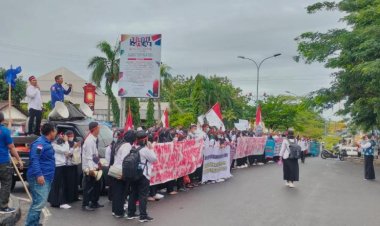 Ratusan Guru Honorer GLPGPPPK 2021 "Gelar Aksi Damai Dikantor Bupati Lamsel, Menuntut Formasi Dan Penetapan SK