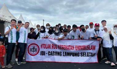 Ikatan Dokter Indonesia (IDI) Cabang Lampung Selatan Tolak RUU Kesehatan Omnibus Law