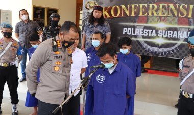 Polresta Surakarta Amankan Pelaku Cabul Sesama Jenis