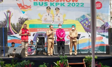 Usung Nilai Anti Korupsi BERANI, Roadshow Bus KPK di Lampung Dimulai