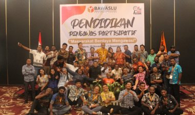 Sebanyak 42 Peserta Mengikuti Pendidikan Pengawas Partisipatif Bawaslu Provinsi Papua