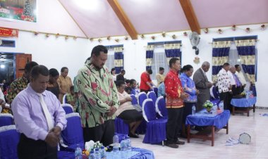 Hadiri Perayaan Natal GPdI Jemaat Alfa Omega, Pemda Yapen Mengajak Hidup dalam Kasih