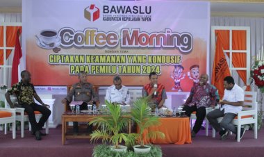 Gelar Coffe Morning, Bawaslu Papua Perkuat Sinergitas untuk Kondusifitas