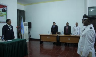 Bupati Yapen Resmi Melantik 2 Kepala Kampung Definitif di Yapen