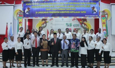 84 Tenaga Pendidik Tahap I dan II Formasi Tahun 2021 Resmi Diangkat PPPK oleh Bupati Kepulauan Yapen