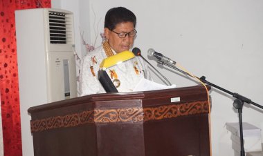 Penetapan dan Pelantikan Sekda Kabupaten Kepulauan Yapen "Sudah Sesuai dengan Prosedur Undang-undang" Tegas Bupati Tonny Tesar, dalam Rapat Paripurna IV 