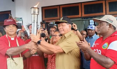Semangat Api Obor Sidang Sinode GKI Ke-18, Momentum Pertumbuhan dan Inovasi Gereja-gereja GKI di Tanah Papua, Harap Wakil Ketua II DPRD 