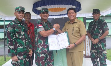 Tuntas Tepat Waktu TMMD ke-113 Kodim 1709/Yawa Ditutup, Program Pembangunan 8 Unit Rumah Berhasil Diselesaikan 100%