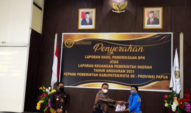 Amazing ! Pemda Kabupaten Kepulauan Yapen Raih Opini WTP Tujuh Kali Berturut-turut