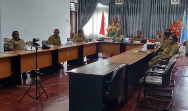 "Zona Hijau" Target Pemda Kabupaten Kepulauan Yapen pada Rapat Koordinasi dan Supervisi 2022 bersama Ombudsman