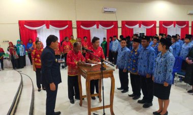 287 CPNS Formasi Tahun 2018 Resmi Dilantik..!! Ini Pesan Bupati Yapen