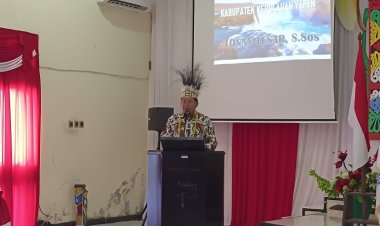 Muscab Ke VII BPC Gapensi, "Era Digitalisasi ; Harus Bergerak Lebih Profesional dan Maksimal Dalam Membangunan Daerah" pesan Bupati Kepulauan Yapen