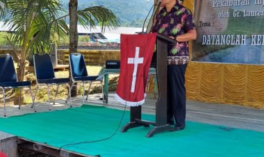 "Berpegang Teguh Injil sebagai Sumber Kebenaran, Harus direalisasikan dalam Kehidupan" harap Bupati Tonny Tesar pada Ibadah Pengucapan Syukur 1 Abad Injil Masuk di Peradaban Tanao