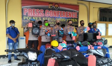 Polres Yapen Berhasil Menangkap 6 Orang Sindikat Pencurian, Dua Lokasih Yang Berbeda