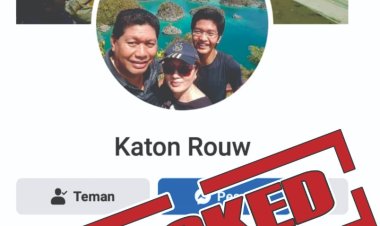 Aqun Facebook Bupati Kepulauan Yapen Tonny Tesar di Hacked