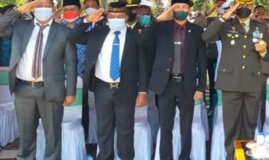 Ketua DPRD Yohanis G. Raubaba bersama Anggota Hadiri Upacara HUT ke-53 Kabupaten, ini Harapannya..!