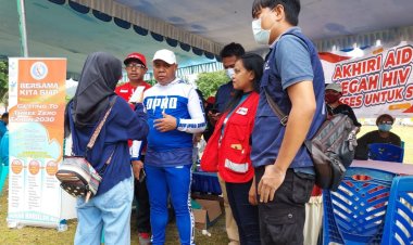 PMI Kepulauan Yapen Gelar Pemeriksaan Golongan Darah Gratis, pada HUT Ke-53 Kabupaten Kepulauan Yapen