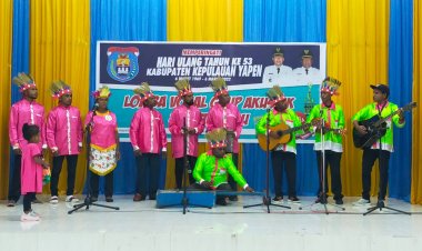 Lomba Vokal Group Akustik dan Cipta Lagu, Resmi dibuka Wakil Bupati Frans Sanadi