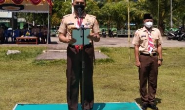 Tutup Kegiatan Jambore Kwarcab Yapen, Dandim 1709/Yawa “Jadilah Kader-kader Pramuka yang Teladan dan Berkualitas”