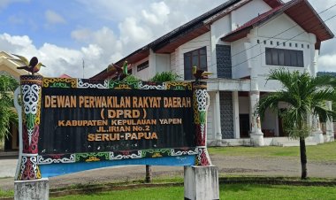 DPRD Kepulauan Yapen Dikunjungi 35 Tamu, Mendadak Gedung Riuh..!