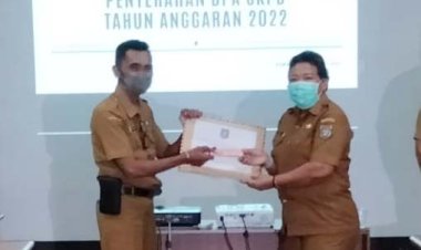 Serahkan DPA di Sekretariat Daerah, ini Pesan Plt. Sekda Erny R. Tania, S.IP