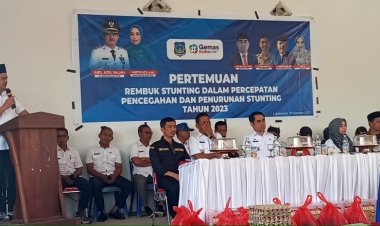 Rembuk Stunting Di Lalowosula, Azis : Program Penanggulangan Stunting Di OPD Perlu Di Pertajam