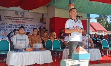 Sekda Kolaka Timur Buka O2SN Dan FLS2N Tingkat Kabupaten Di Rate-Rate